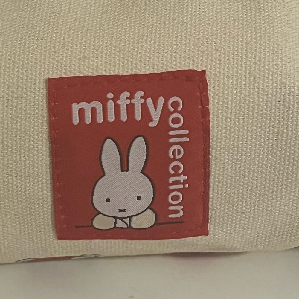 Miffy Strawberry Canvas Pencil/Cosmetics Case -preowned - Picture 3 of 8
